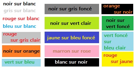 Colours in French