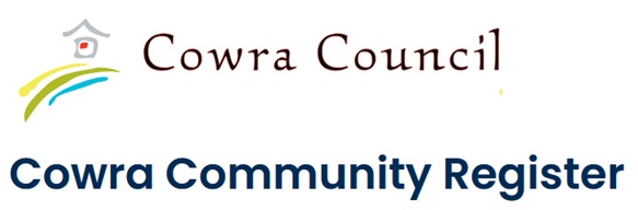 Picture created from the Cowra Shire Community Register webpage