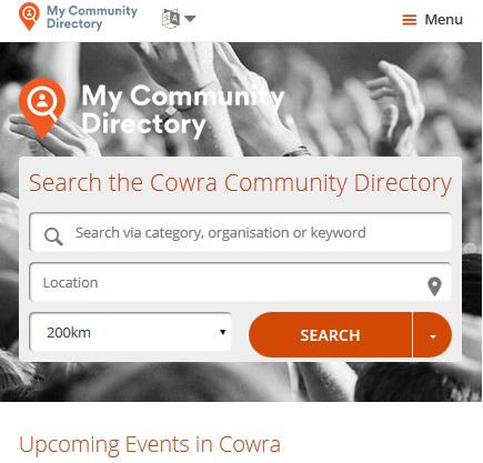 Cowra Community Online Directory (and all other Australian communities)